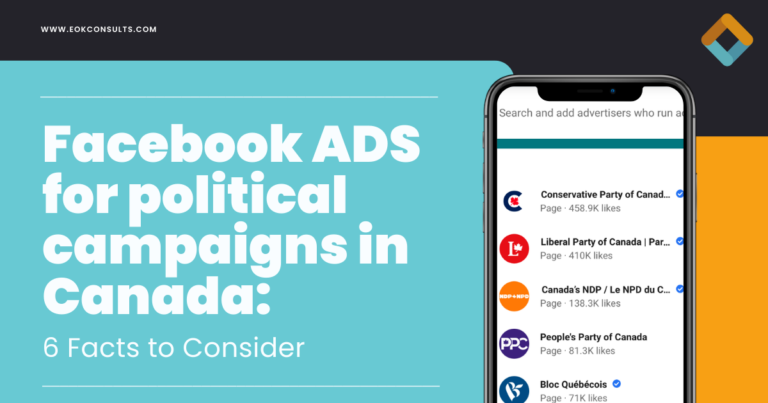 Facebook Advertising For Political Campaigns in Canada: 6 facts to consider