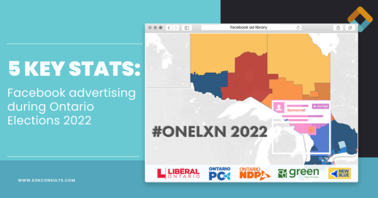 Ontario Elections 2022 - 5 key Facebook stats you should know