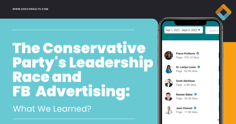 Conservative Party Leadership Race -2022; Facebook Advertising